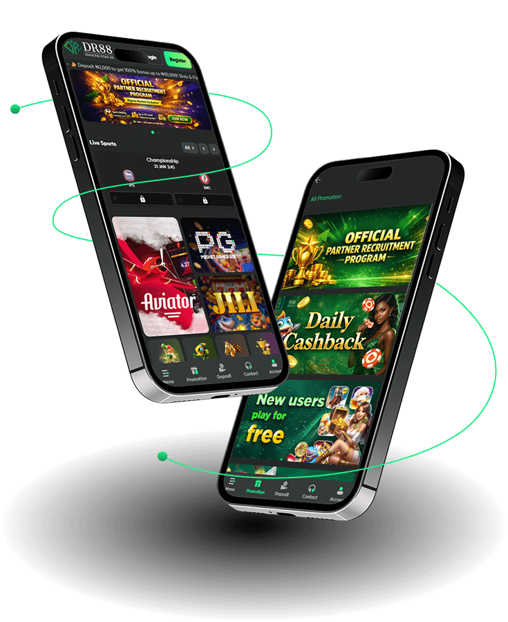 DR88 Login on mobile using the DR88 app for iOS and Android